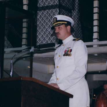 CDR Rick Hillenbrand at Washington Navy Yard