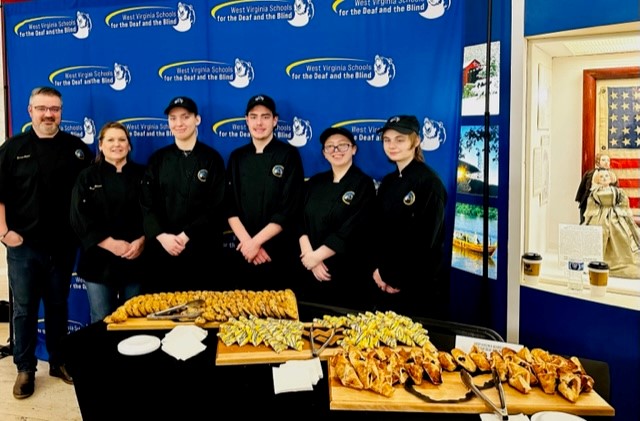 Students from the WV Schools for the Deaf and Blind tempt your taste buds