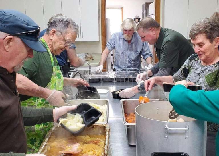 2023 - Preparing meals with the Hampshire County Committee on Aging